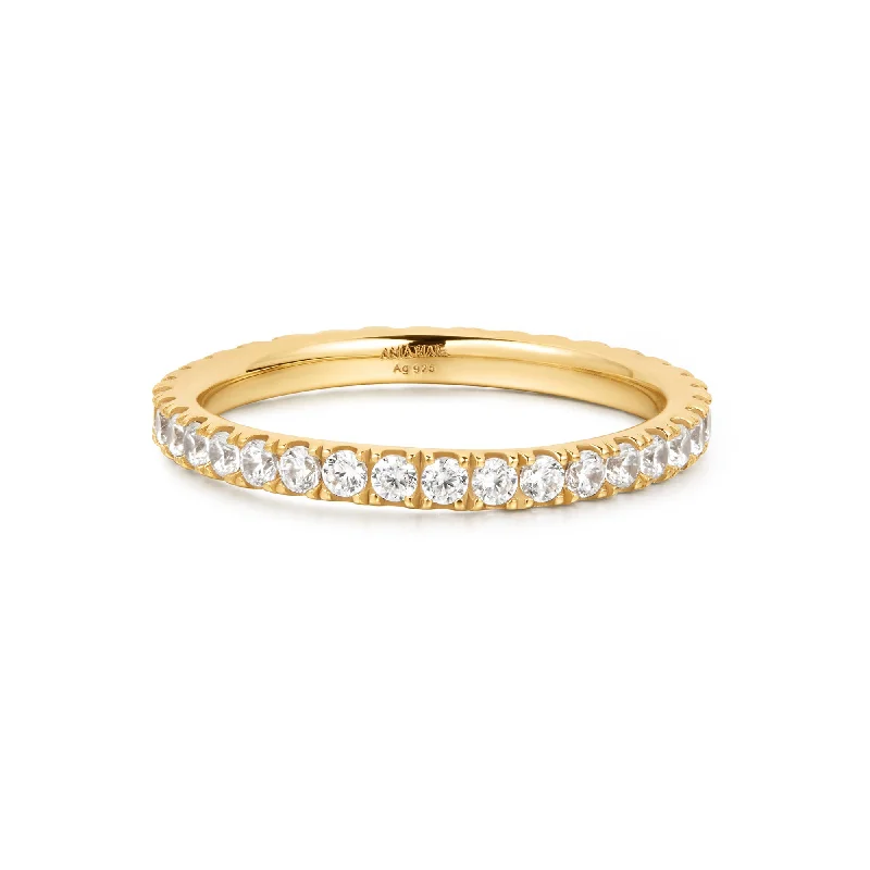 Gold Pave Ring