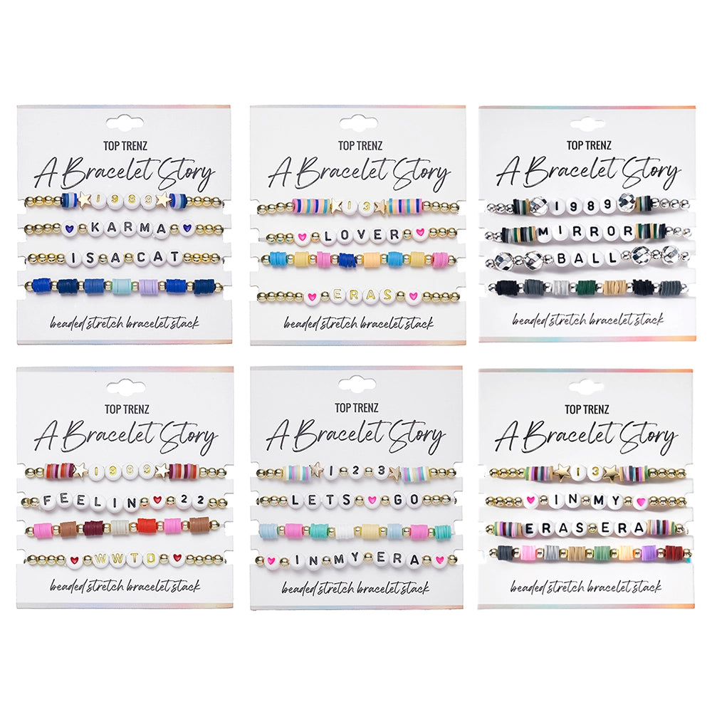 Eras Beaded Friendship Stretch Bracelet Sets