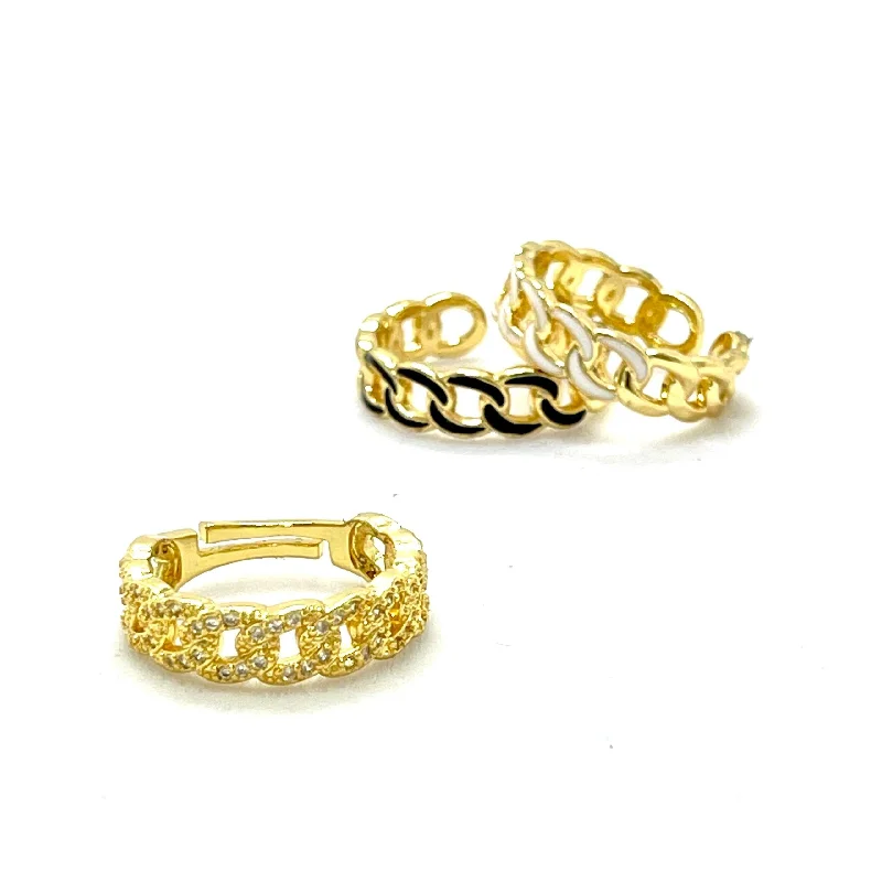 Chain Link Adjustable Ring