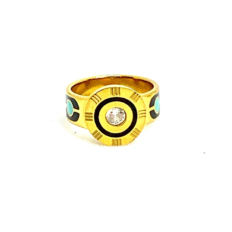 Round Gold Ring