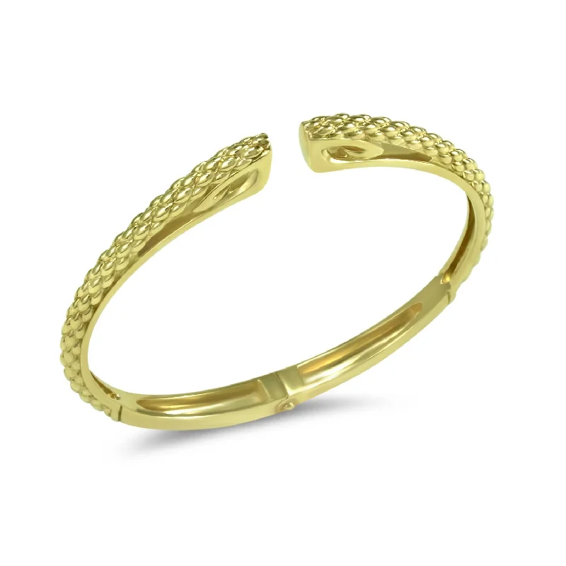 Spirit Python Cuff 3mm - 18K Gold Vermeil