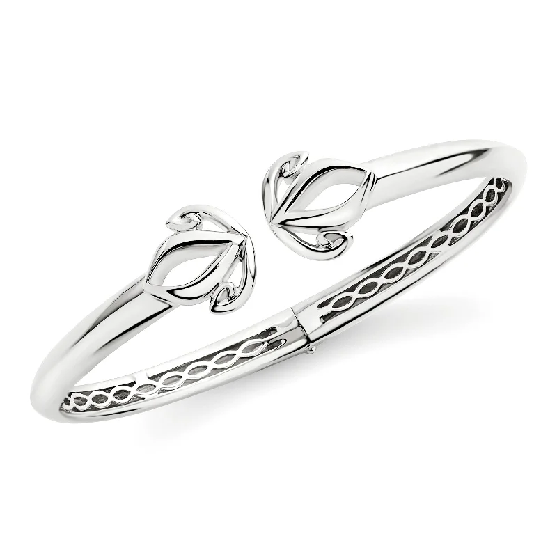 Duet Marquise Cuff 13mm - Sterling Silver