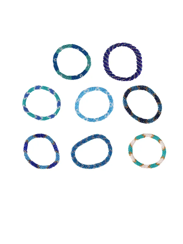 Blue Bead Bracelets by Simply Southern