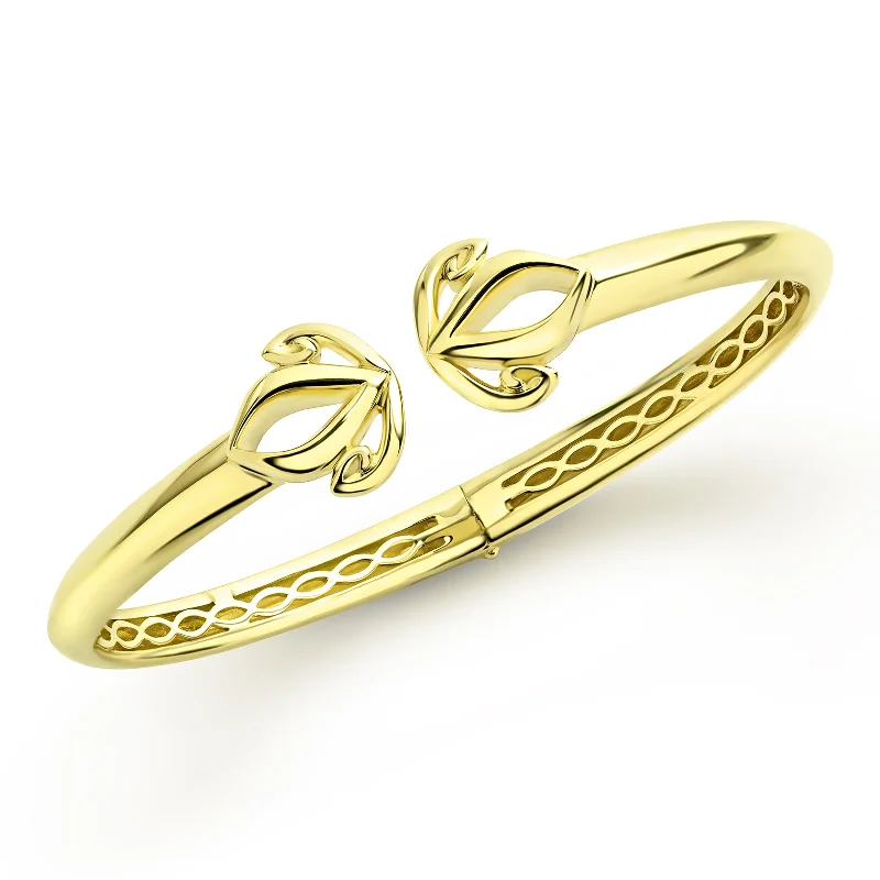 Duet Marquise Cuff 13mm - 18K Gold Vermeil