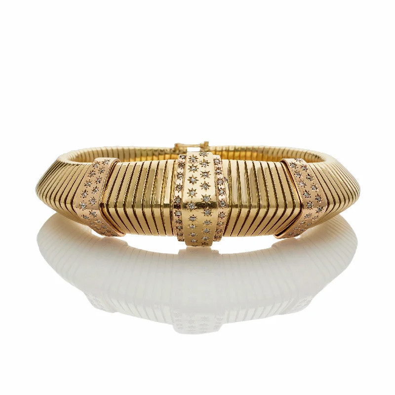 French Retro Triangular "Tubogas"  Bracelet