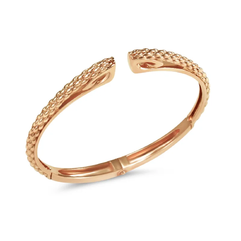 Spirit Python Cuff 3mm - 18K Rose Gold Vermeil